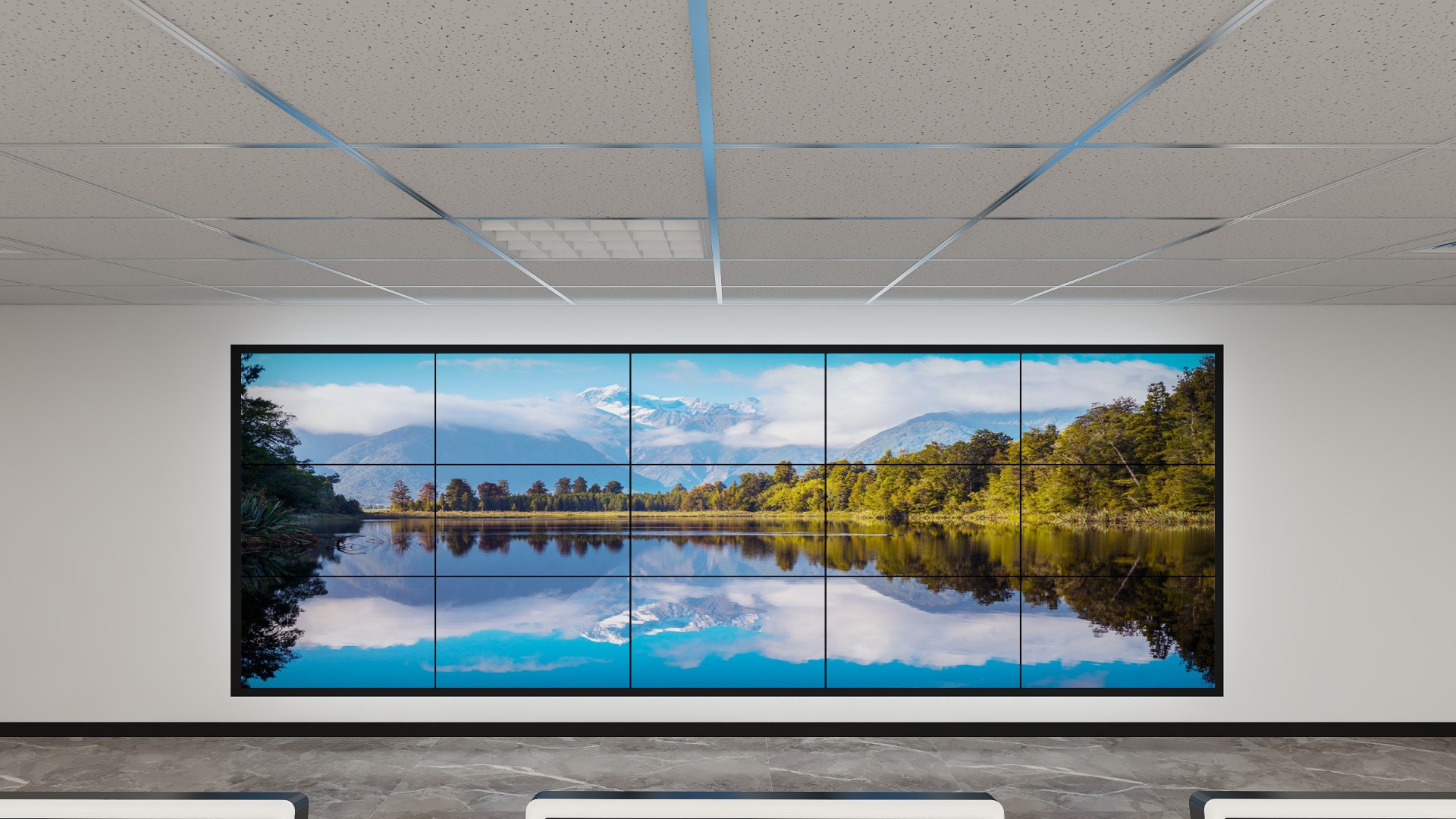 49寸1.8拼缝内嵌式拼接屏