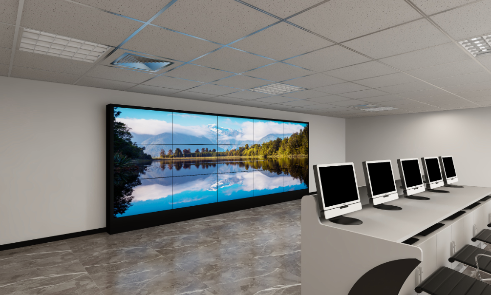 46寸3.5拼缝机柜式拼接屏