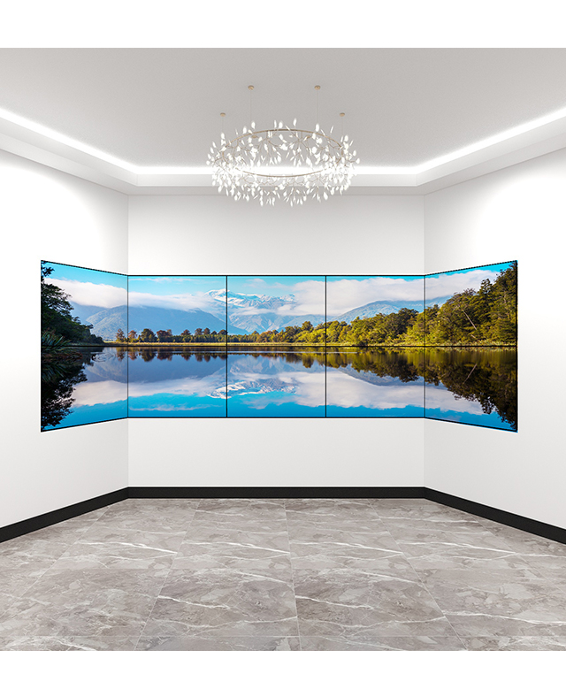 55寸1.7拼缝异形拼接屏