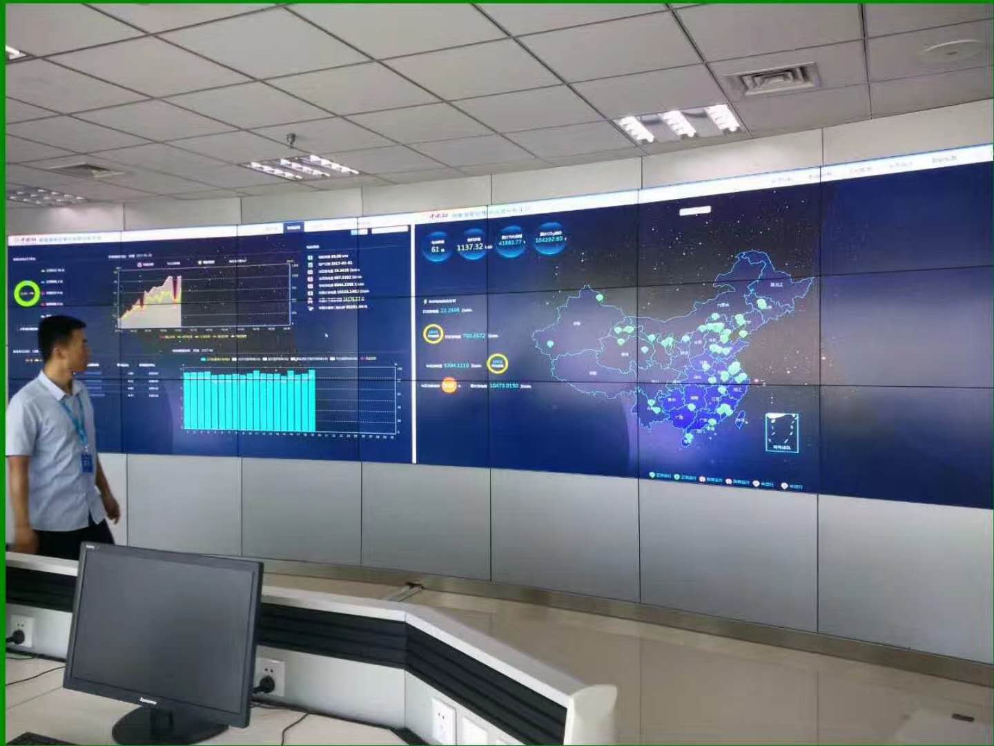 室内LED液晶拼接屏案例