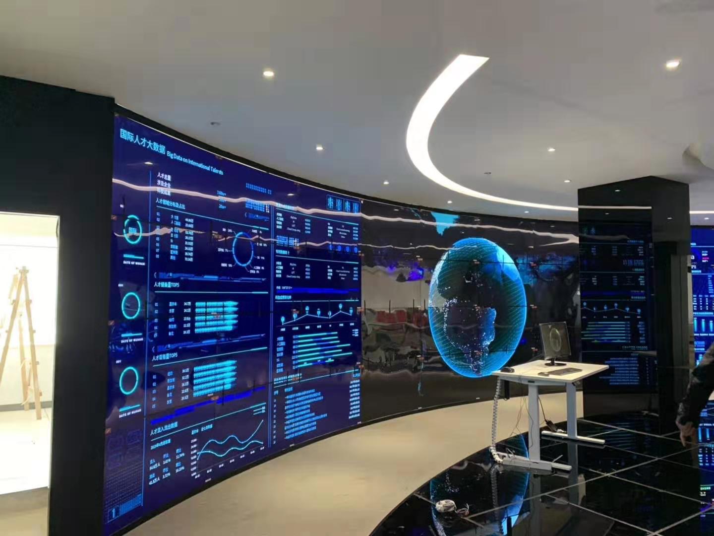 室内LED液晶拼接屏案例